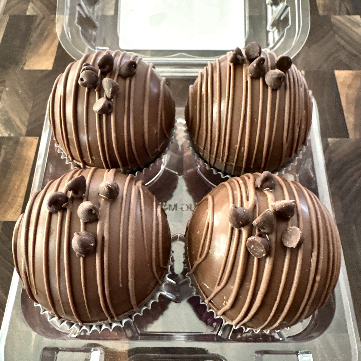 Classic Chocolate Hot Cocoa Bombs 4-Pack | Better Bombs Hot Chocolate Bombs with Marshmallows | Stocking Stuffer, Kids Gift