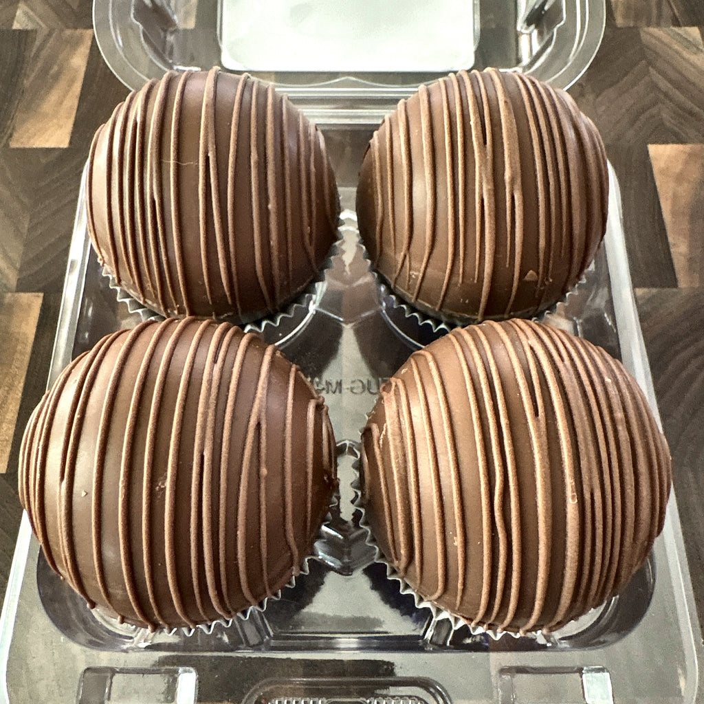 Mocha Coffee Bombs 4-Pack | Better Bombs Gourmet Coffee Creamer Bombs | Chocolate Coffee Gift, Stocking Stuffer