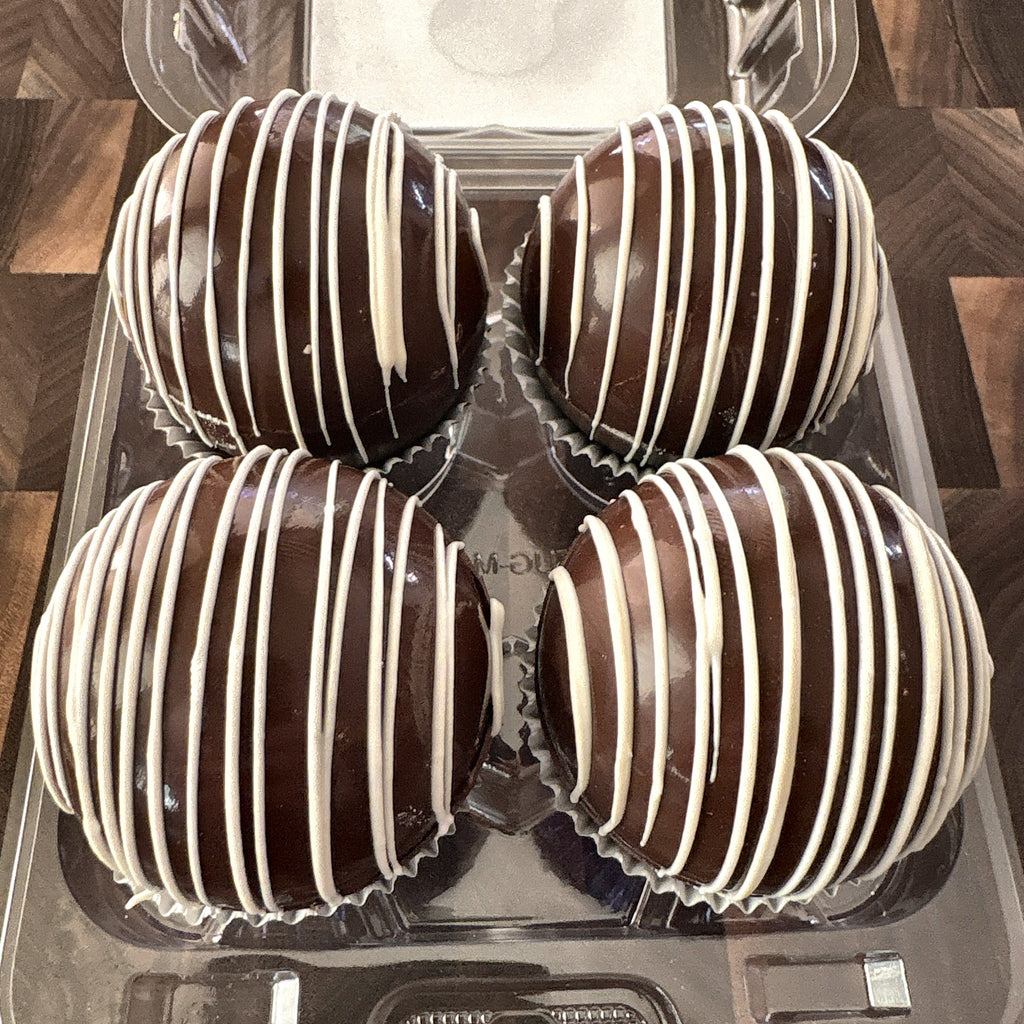 Peppermint Mocha Coffee Bombs 4-Pack | Better Bombs Gourmet Coffee Creamer Bombs | Holiday Coffee Gift, Stocking Stuffer