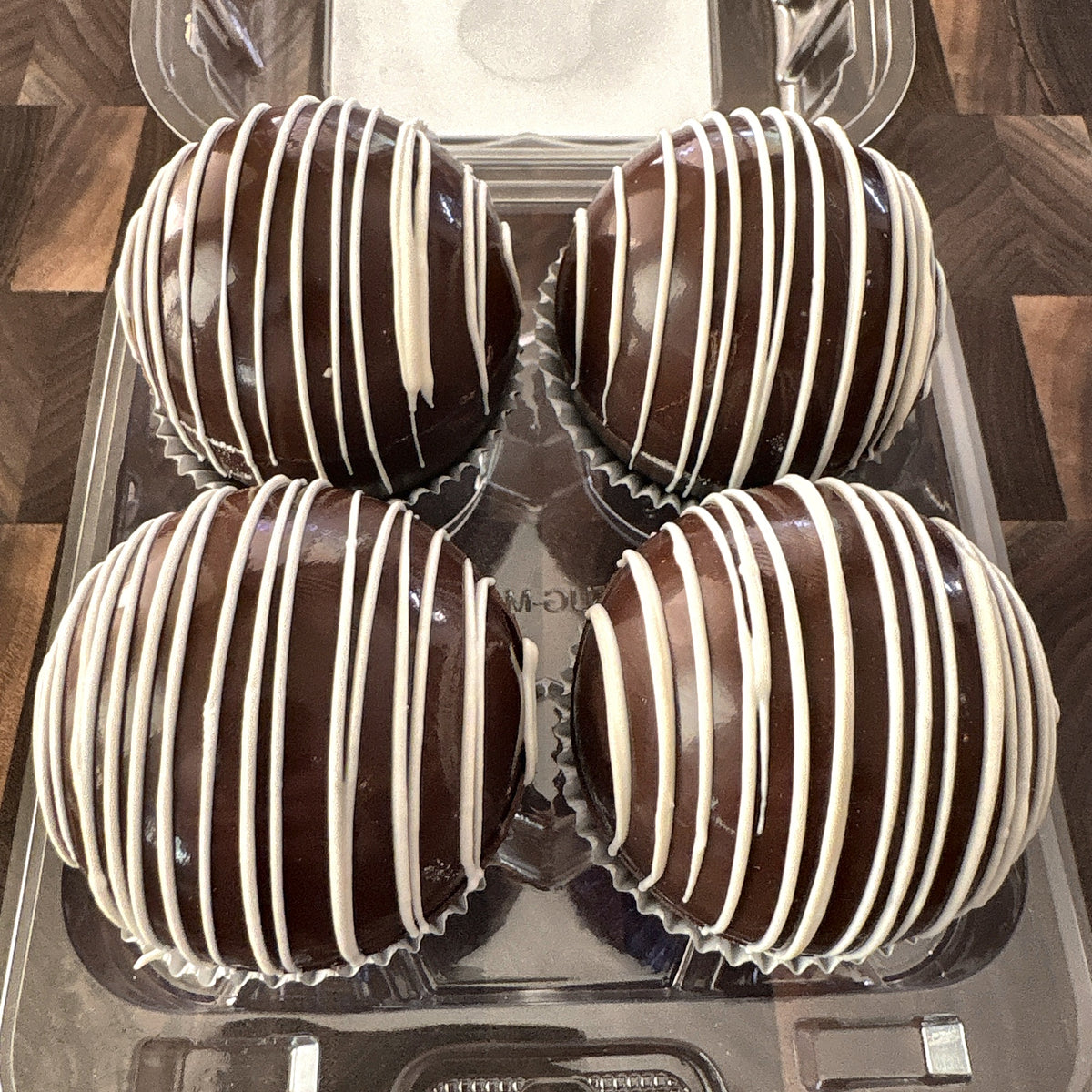 Peppermint Mocha Coffee Bombs 4-Pack | Better Bombs Gourmet Coffee Creamer Bombs | Holiday Coffee Gift, Stocking Stuffer