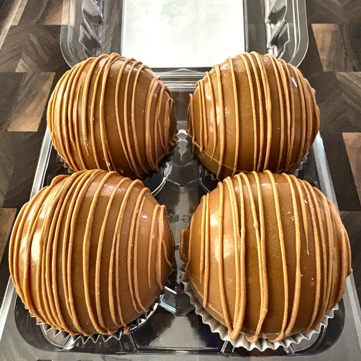 Salted Caramel Coffee Bombs 4-Pack | Better Bombs Gourmet Coffee Creamer Bombs | Coffee Lover Gift, Stocking Stuffer