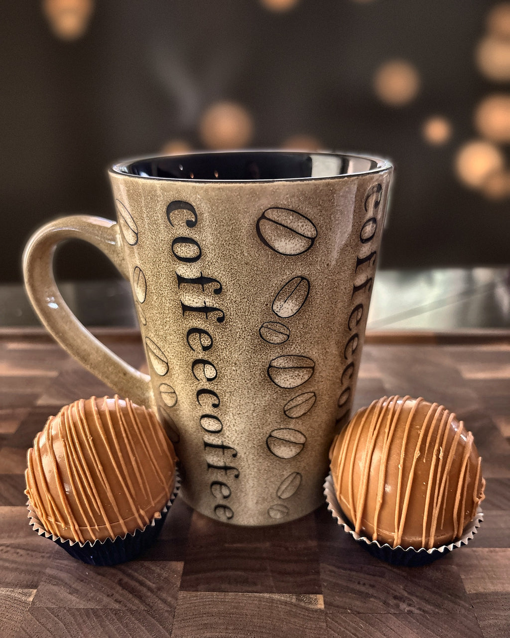 Salted Caramel Coffee Bombs 4-Pack | Better Bombs Gourmet Coffee Creamer Bombs | Coffee Lover Gift, Stocking Stuffer